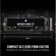 Kép 5/5 - CORSAIR SSD MP600 CORE XT M.2 2280 PCIe 4.0 4000GB NVMe
