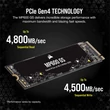 Kép 3/5 - CORSAIR SSD MP600 GS M.2 2280 PCIe 4.0 1000GB NVMe
