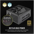 Kép 4/5 - CORSAIR Tápegység Moduláris, RM850x SHIFT, 850W, 14cm, ATX, BOX, 80+ Gold