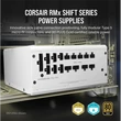 Kép 3/9 - CORSAIR Tápegység Moduláris, RM850x Shift White, 850W, 14cm, 80+ Gold