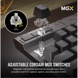 Kép 4/5 - CORSAIR Vezeték Nélküli Billentyűzet Gaming, K70 MAX RGB, Mechanikus, MGX switch, fekete