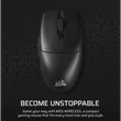 Kép 2/5 - CORSAIR Vezeték Nélküli Egér Gaming, M55 Lightwight, 6 programozható gomb, Ultra-könnyű, 16000dpi, fekete