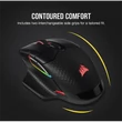 Kép 5/5 - CORSAIR Vezetékes/Vezeték Nélküli Egér Gaming, DARK CORE RGB PRO, 8 programozható gomb, RGB, 18000dpi, fekete