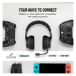 Kép 3/5 - CORSAIR Vezetékes/Vezeték Nélküli Headset, VIRTUOSO RGB WIRELESS XT, Dolby Atmos, fekete