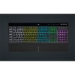 Kép 1/5 - CORSAIR Vezetékes Billentyűzet Gaming, K55 RGB PRO, 6 programozható billentyű, Cseppálló, Csuklótámasz, US, fekete