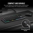 Kép 4/5 - CORSAIR Vezetékes Billentyűzet Gaming, K60 PRO TKL RGB, Optical-Mechanical, Alumínium keret, US, fekete