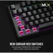 Kép 3/5 - CORSAIR Vezetékes Billentyűzet Gaming, K70 CORE RGB, Mechanikus, MLX Red switch, 104 gombos, US, fekete
