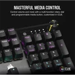 Kép 4/5 - CORSAIR Vezetékes Billentyűzet Gaming, K70 CORE RGB, Mechanikus, MLX Red switch, 104 gombos, US, fekete