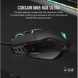 Kép 4/5 - CORSAIR Vezetékes Egér Gaming, M65 RGB ULTRA Tunable, 8 programozható gomb, RGB Világítás, 26000dpi, fekete