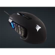 Kép 1/5 - CORSAIR Vezetékes Egér Gaming, SCIMITAR RGB ELITE, 17 programozható gomb, RGB Világítás, 18000dpi, fekete