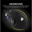 Kép 5/5 - CORSAIR Vezetékes Egér Gaming, SCIMITAR RGB ELITE, 17 programozható gomb, RGB Világítás, 18000dpi, fekete