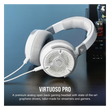 Kép 2/5 - CORSAIR Vezetékes Headset, VIRTUOSO PRO Gaming, True-To-Life audio, fehér