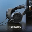 Kép 2/5 - CORSAIR Vezetékes Headset, VIRTUOSO PRO Gaming, True-To-Life audio, fekete