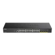 Kép 1/2 - D-LINK Switch 24x1Gbps (24xPOE) + 4xGigabit SFP+ Menedzselhető Rackes, DGS-1250-28XMP/E