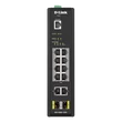 Kép 3/5 - D-LINK Switch Ipari 10x1000Mbps (8xPOE) + 2xSFP + 1x konzol port Menedzselhető Fémházas,DIS-200G-12PS