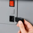 Kép 3/5 - DAHLE Iratmegsemmisítő 40206 BaseCLASS, CD/DVD/Kártya/Gémkapocs, 19 lap (70gr), 16 lap (80gr), P-2O-2|T-2|E-2|, 40 liter
