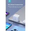 Kép 3/5 - DEVIA GAN HÁLÓZATI TÖLTŐ ADAPTER 2XTYPE-C BEMENETTEL - 45W - EXTREME SPEEDSERIES PD 45W 2C QUICK CHARGER - WHITE