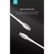 Kép 4/5 - DEVIA USB TYPE-C - LIGHTNING ADAT- ÉS TÖLTŐKÁBEL 1,5 M-ES VEZETÉKKEL - WHITE