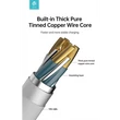 Kép 4/5 - DEVIA USB TYPE-C - USB TYPE-C ADAT- ÉS TÖLTŐKÁBEL 1,5 M-ES VEZETÉKKEL - SMART SERIES 100W C TO C PD CABLE - 100W - FEHÉR
