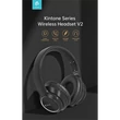 Kép 4/4 - DEVIA WIRELESS BLUETOOTH SZTEREÓ FEJHALLGATÓ BEÉPÍTETT MIKROFONNAL - KINTONE SERIES WIRELESS HEADPHONES V2 - FEKETE