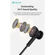 Kép 3/5 - Devia Smart Series M1 Metal In-Ear sztereó fülhallgató - Type-C - ezüst