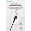 Kép 4/5 - Devia Smart Series M1 Metal In-Ear sztereó fülhallgató - Type-C - ezüst