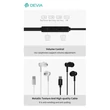 Kép 5/5 - Devia Smart Series M1 Metal In-Ear sztereó fülhallgató - Type-C - ezüst