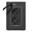 Kép 3/4 - EATON UPS 5E900UD, 5e Gen2, USB DIN, 900VA/480W, Input: Schuko, Output: 2xDIN, Line-interaktív szünetmentes, AVR, torony
