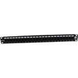 Kép 3/4 - EXCEL Patch Panel Cat.5e UTP 24 portos 1U, fekete (RJ45-RJ45)