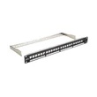 Kép 1/2 - EXCEL Patch Panel Moduláris 24 portos 1U, fekete