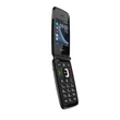 Kép 3/5 - GIGASET GL7 mobiltelefon, flip, idősek számára, Dual SIM, titán-ezüst