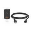 Kép 2/2 - HAMA 200018, FIC E3 UNIVERZÁLIS AUTÓS TYPE-C TÖLTŐ "PD" (5-20V,65W)