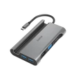Kép 1/2 - HAMA 200102, USB TYPE-C 7 IN 1 DOKKOLÓ ADAPTER (3x USB3.1, HDMI, VGA, LAN, USB-C, PD)