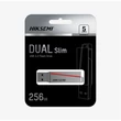 Kép 2/2 - HIKSEMI Pendrive 32GB E307C U3 "Dual Slim" USB 3.2/Type-C, Szürke (HIKVISION)