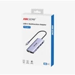 Kép 2/2 - HIKSEMI USB-C HUB 1x4K HDMI +1xVGA +1xLAN + 1xSD + 1xTF + 2xUSB 2.0 + 2xUSB 3.0 + PD charge (HIKVISION)