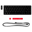 Kép 2/4 - HP HYPERX vezetékes mechanikus gaming billentyűzet Alloy Origins 65 RGB piros switch - amerikai lokalizáció