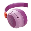 Kép 4/4 - JBL JR460NC (Zajszűrős vezeték nélküli, bluetooth fejhallgató gyerekeknek), pink