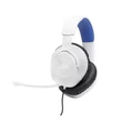 Kép 1/5 - JBL Quantum 100P Console (Vezetékes, gaming fejhallgató levehető mikrofonnal), Fehér/Kék