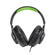 Kép 2/5 - JBL Quantum 100X Console (Vezetékes, gaming fejhallgató levehető mikrofonnal), Fekete/Zöld