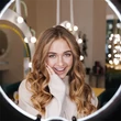 Kép 3/4 - JUICE ÖSSZECSUKHATÓ SELFIE LED KÖRLÁMPA ÁLLVÁNNYAL, TELEFONTARTÓVAL - SOCIAL FOLDABLE RING SELFIE LIGHT STAND - FEKETE