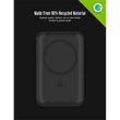 Kép 5/5 - JUICE UNIVERZÁLIS HORDOZHATÓ, ASZTALI AKKUMULÁTOR TÖLTŐ - ECO 3 MAGTEC POWER BANK - USB + TYPE-C - 10.000 MAH - FEKETE