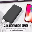 Kép 4/4 - JUICE UNIVERZÁLIS HORDOZHATÓ, ASZTALI AKKUMULÁTOR TÖLTŐ - ECO 3 POWER BANK - 2XUSB +TYPE-C - 10.000 MAH - FEKETE