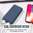 Kép 2/5 - JUICE UNIVERZÁLIS HORDOZHATÓ, ASZTALI AKKUMULÁTOR TÖLTŐ - ECO 3 POWER BANK - 2XUSB +TYPE-C - 10.000 MAH - SÖTÉTKÉK