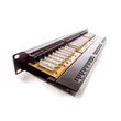 Kép 1/2 - KELINE Patch Panel CAT.6 UTP 24 portos 1U Kompakt, Fekete