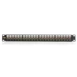 Kép 2/2 - KELINE Patch Panel CAT.6 UTP 24 portos 1U Modular, Fekete
