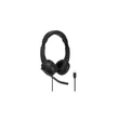 Kép 1/5 - KENSINGTON K83450WW Fejhallgató mikrofonnal (H1000 USB-C Headset)