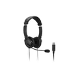 Kép 1/5 - KENSINGTON K33065WW Fejhallgató mikrofonnal (HiFi USB Headphones with Mic and Volume Control Buttons USB-A)
