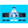 Kép 3/5 - KENSINGTON Monitorszűrő (Privacy Screen Filter for 24" Monitors 16:10 - 2-Way Removable)