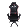 Kép 1/4 - KONIX - DRAKKAR Berserk Gaming Szék Deréktámasszal, Fekete-Piros