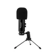 Kép 2/4 - KONIX - DRAKKAR PC Lur Evo Asztali Streaming Mikrofon USB-s Tripod Állvánnyal, Fekete